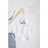 Piccolino Βαπτιστικό κοστούμι  Lorenzo σε χρώμα Light blue
